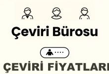 Çeviri Fiyatları 2025
