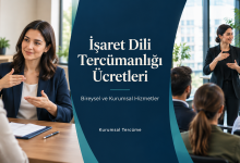 işaret dili çevirisi