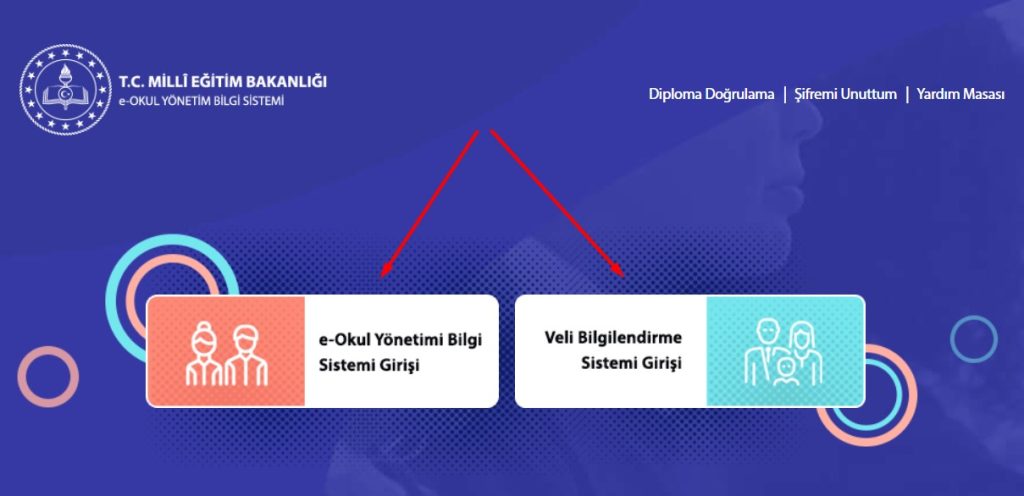 e-okul sistemi giriş