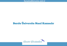 Burslu Üniversite Nasıl Kazanılır