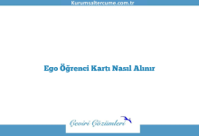 Ego Öğrenci Kartı Nasıl Alınır