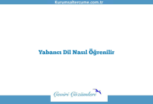 Yabancı Dil Nasıl Öğrenilir